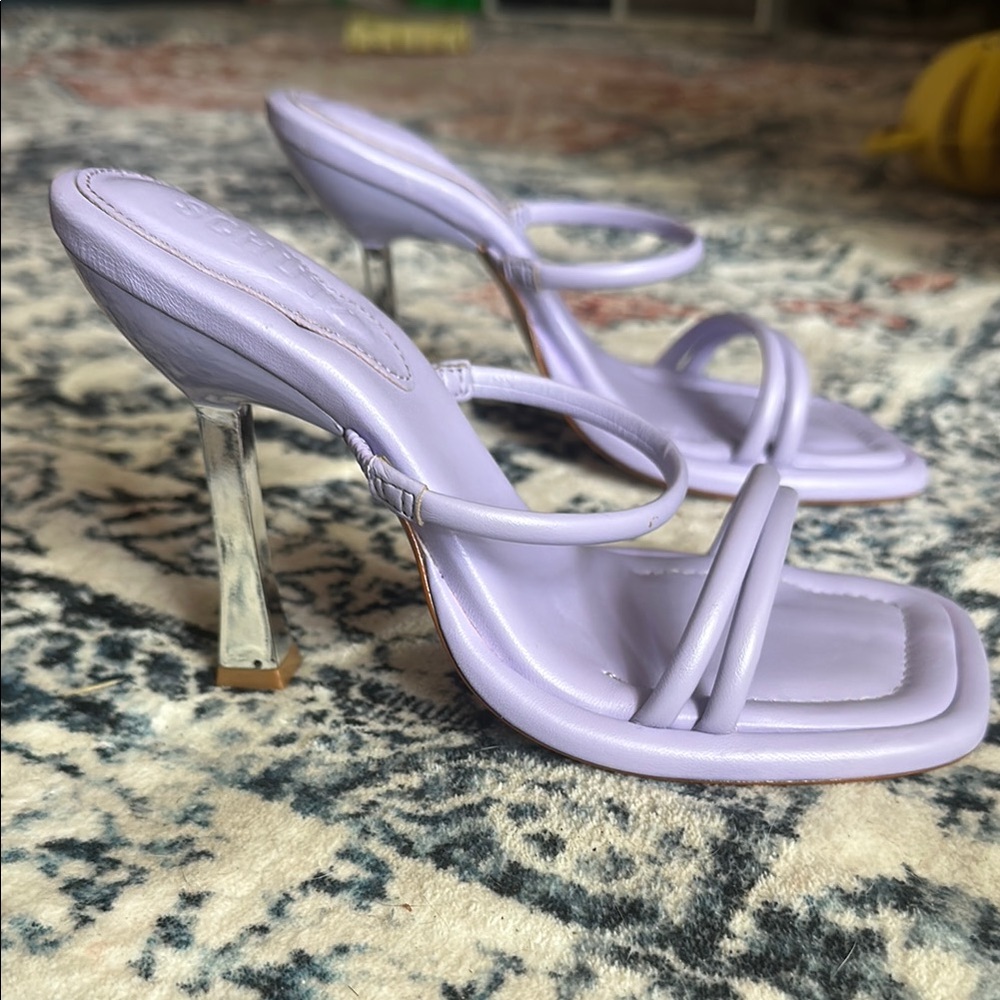 Schutz Agatha Sandal in Smoky Grape size 6.5